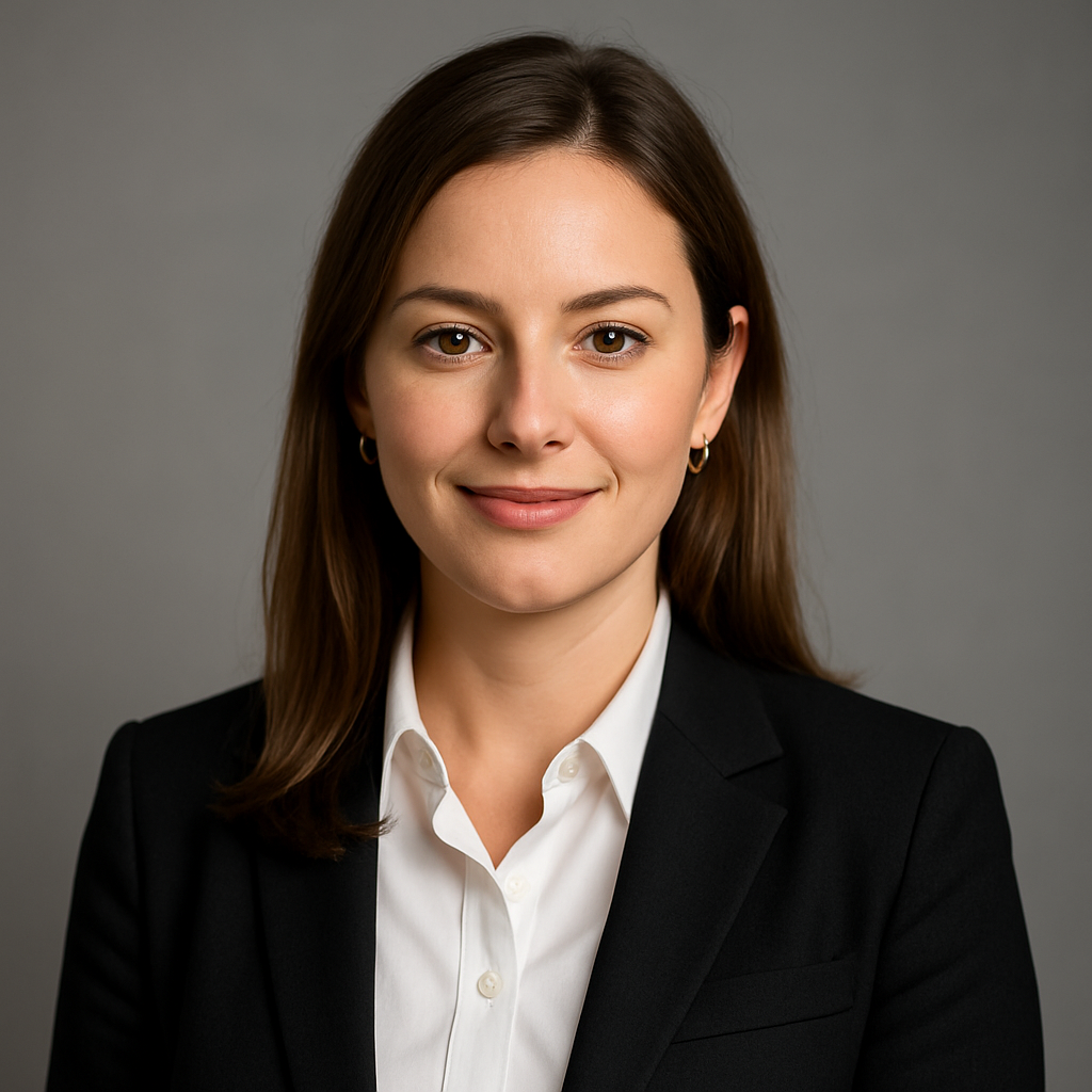 Professional headshot of Sarah Collins, Head of Client Support and PR at MG Minds, specializing in client success, communications, and relationship management.